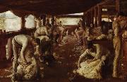 Tom roberts The Golden Fleece oil